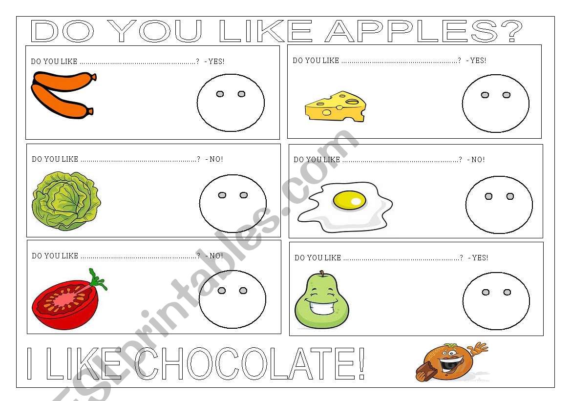 Do you like apples? Food (1/2)