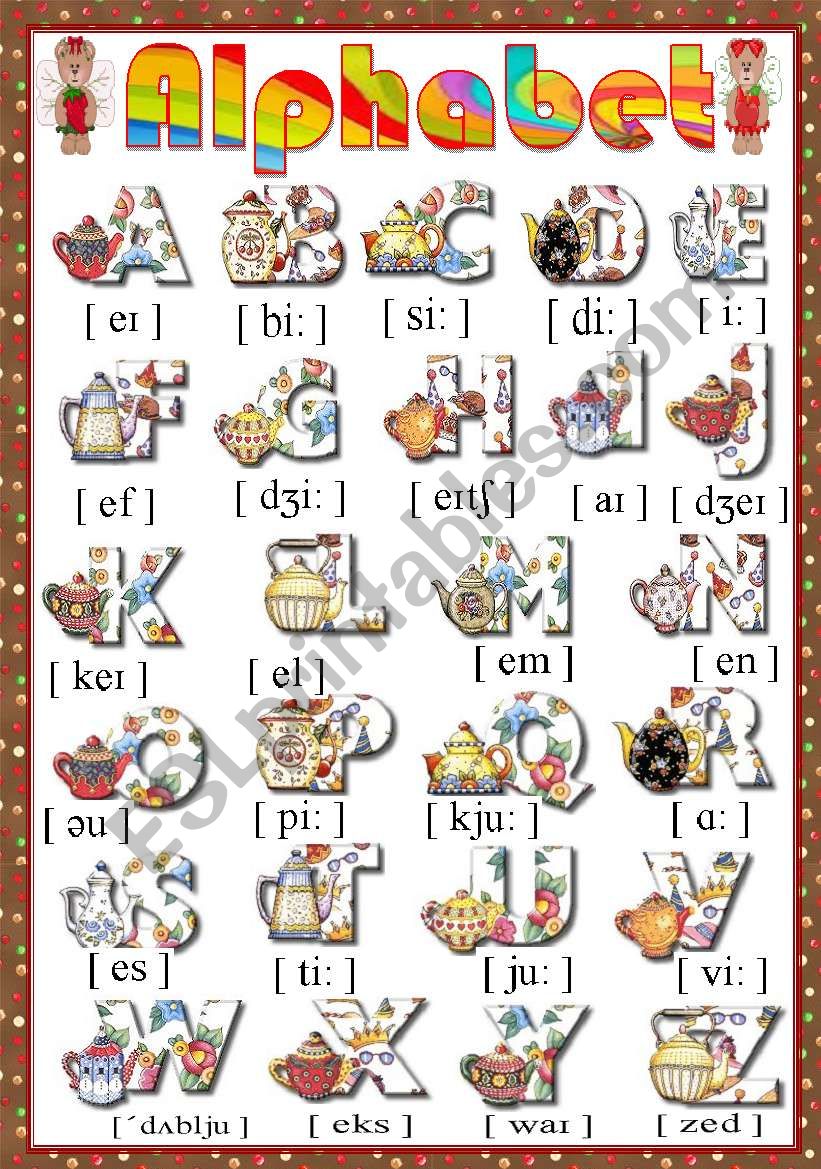 Alphabet worksheet