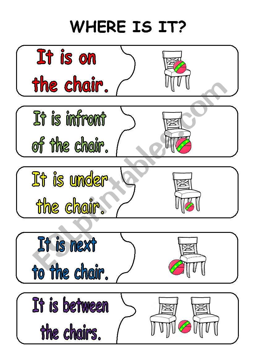 Where is it? worksheet