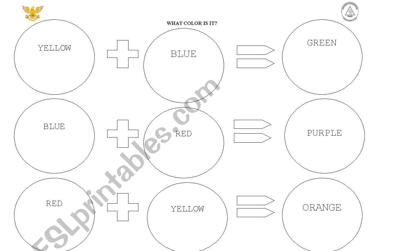 colors worksheet