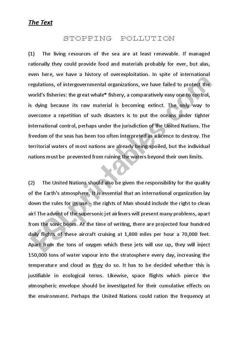 full term test 3rd form worksheet