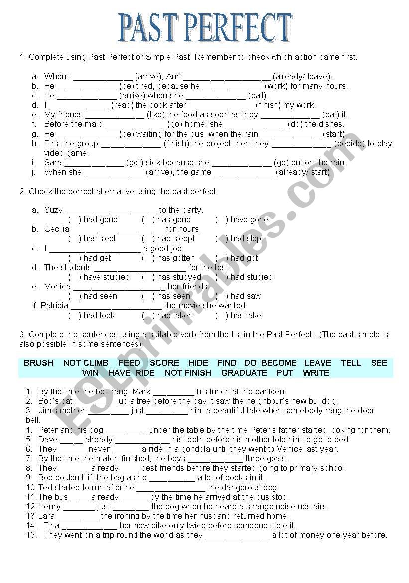 past-perfect-tense-worksheet-grade-7-pdf-dorothy-holtz-s-english-worksheets