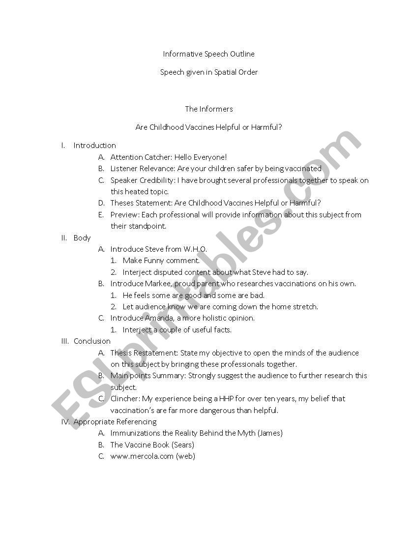 moderator worksheet