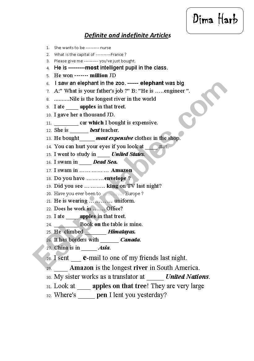 definite-indefinite-article-esl-worksheet-by-sad5f