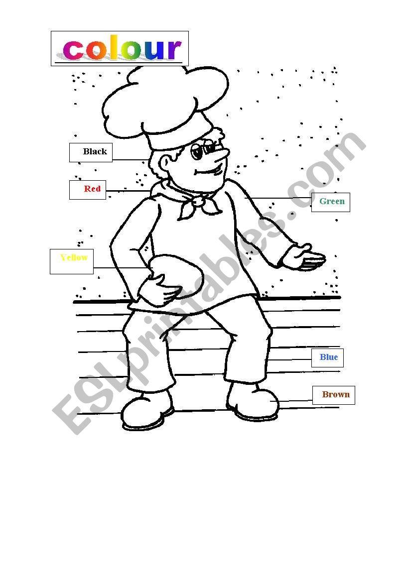colour worksheet