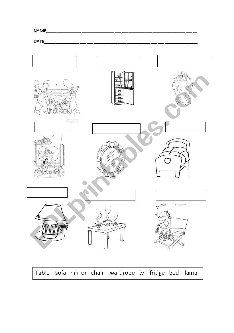 home worksheet