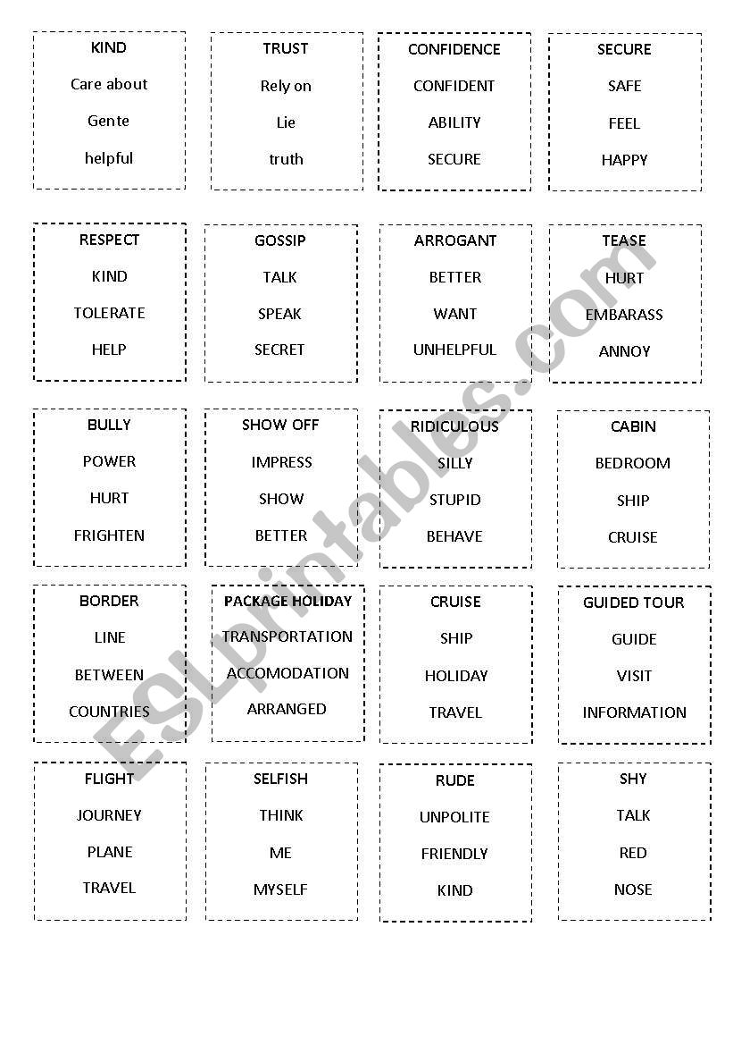 Tabboo - Personality Characteristics