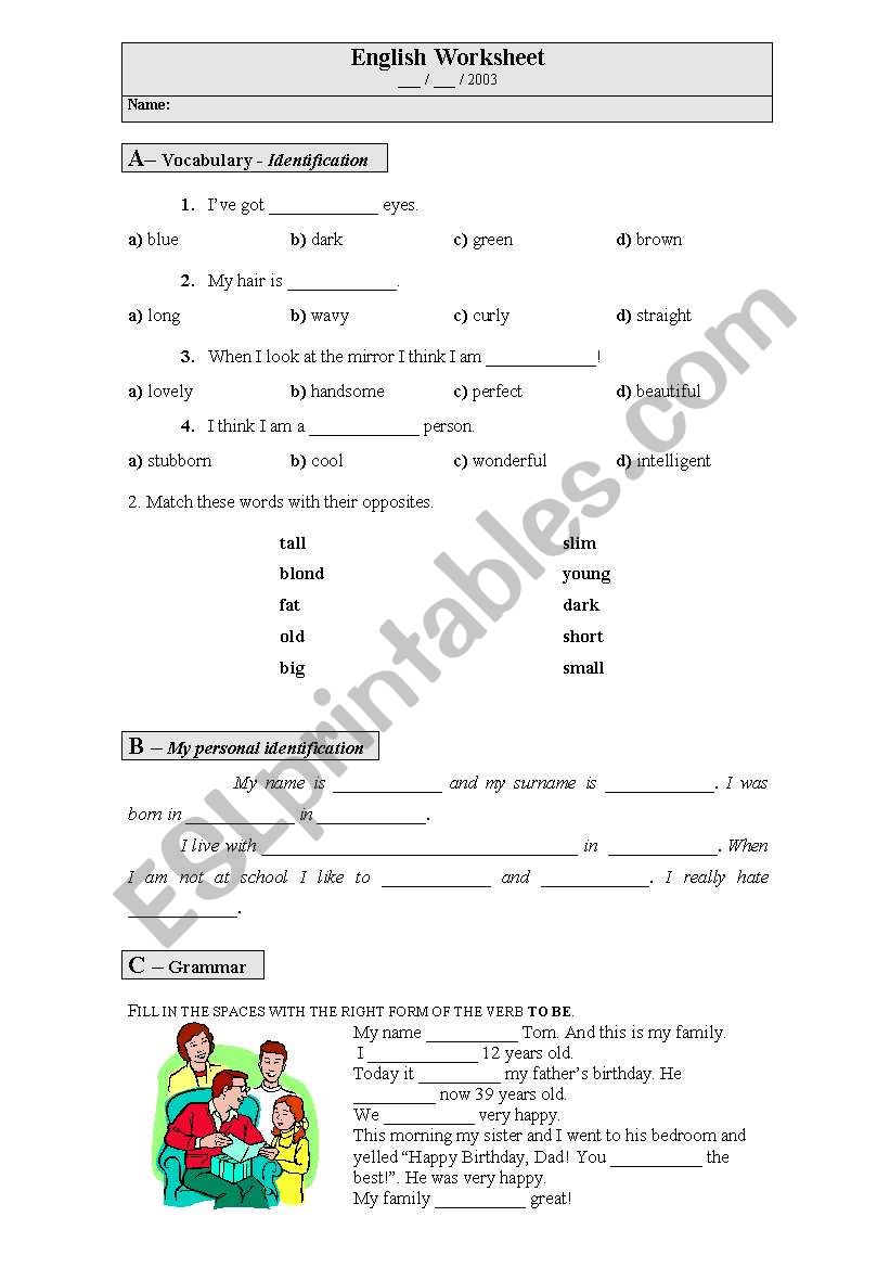 Diagnostic Test worksheet