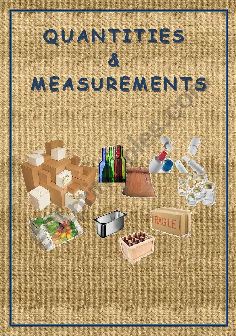 quantities and measurements worksheet