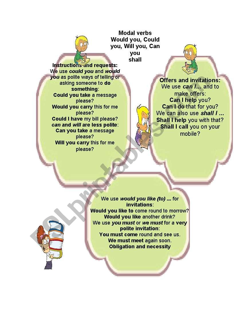 modal verbs worksheet