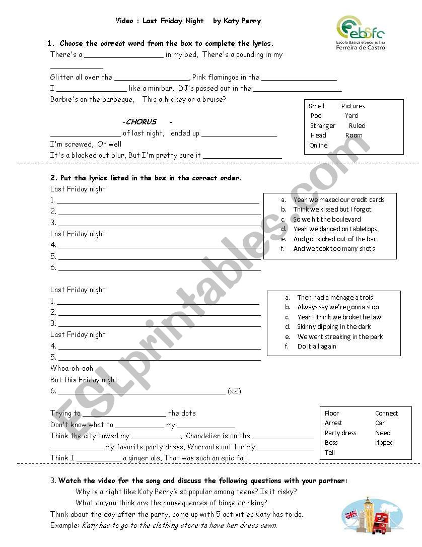 teens and alcohol worksheet
