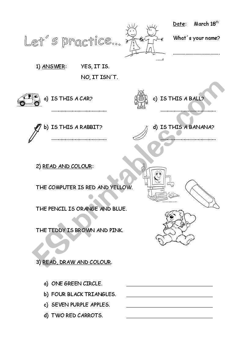 Review for 2 graders worksheet