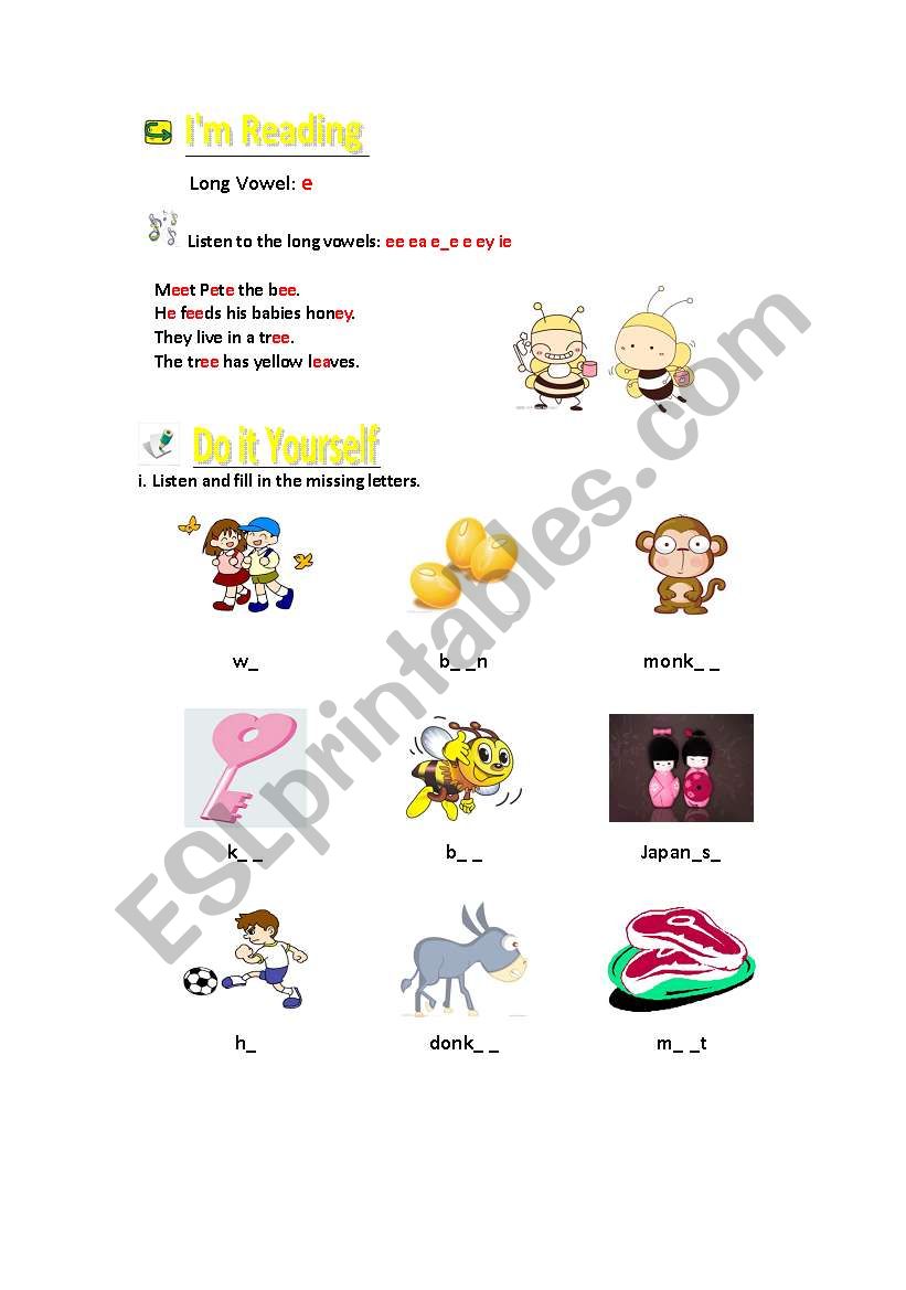 A Series of Phonics Printables Unit 7 (2)