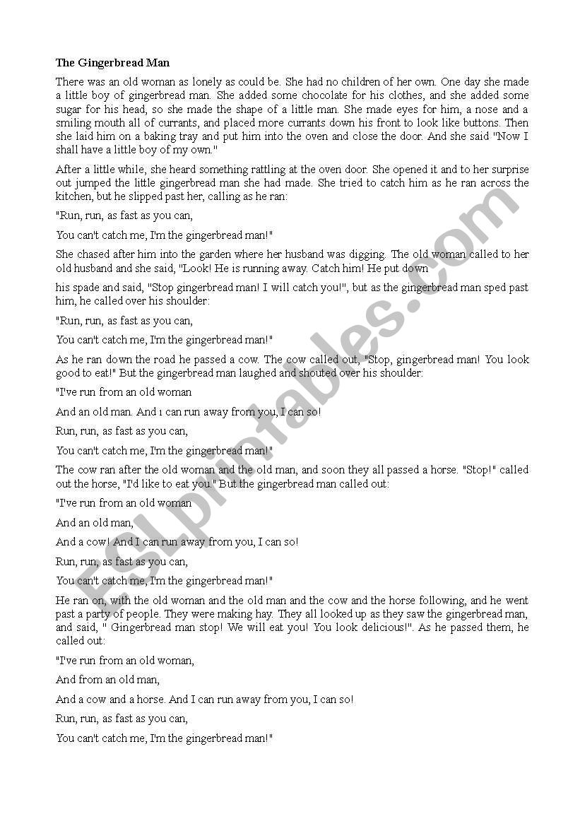 story telling worksheet