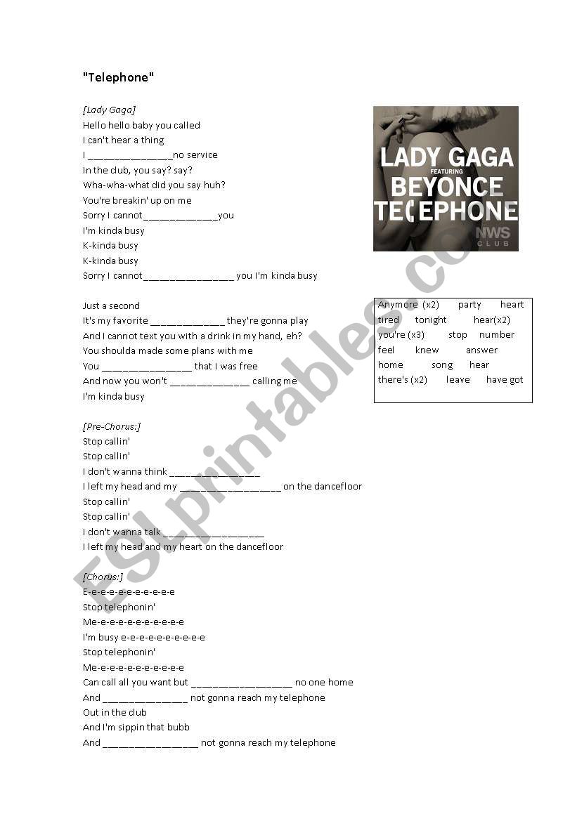 Telephone (Lady Gaga ft. Beyonc)