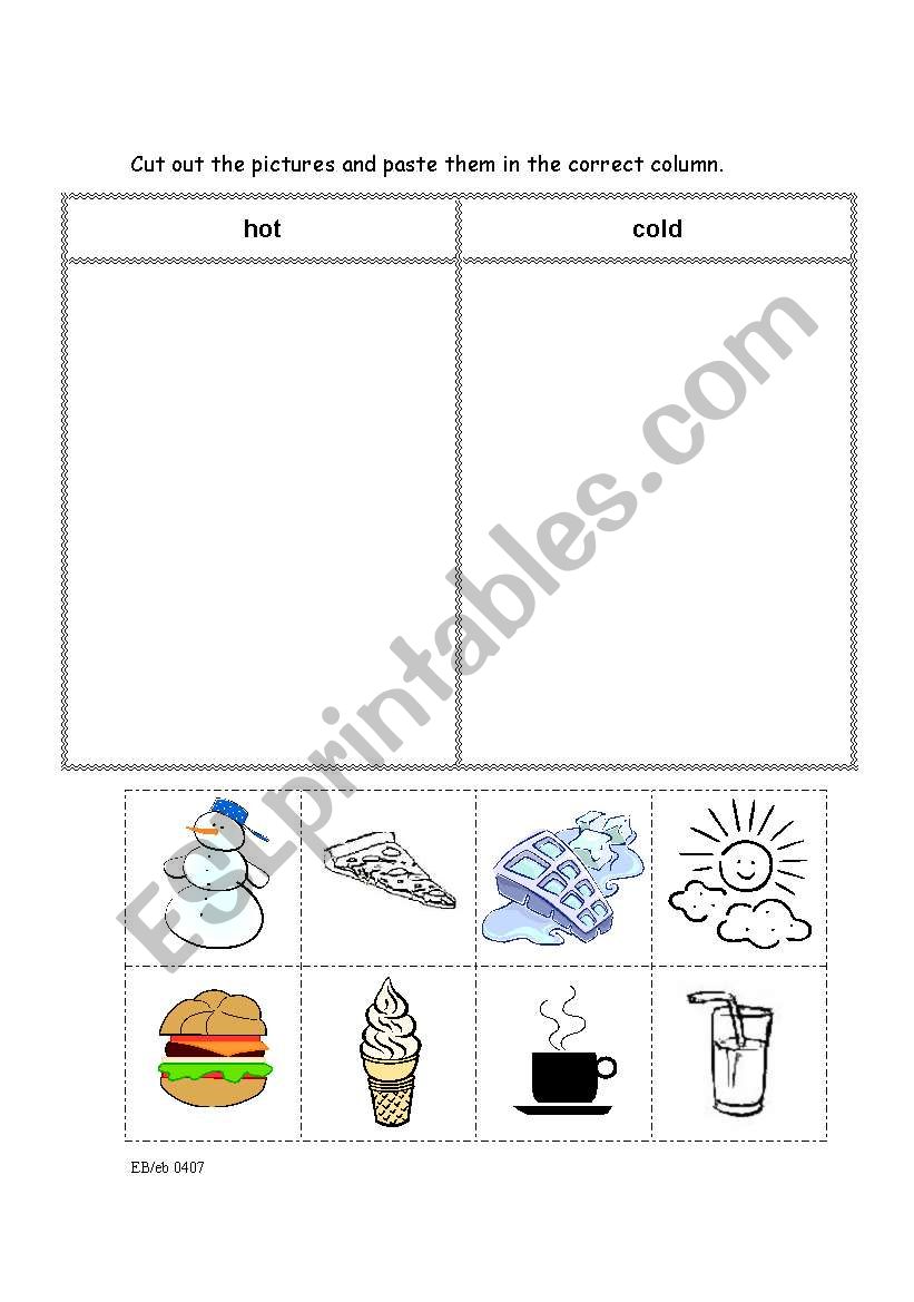 Weather worksheet