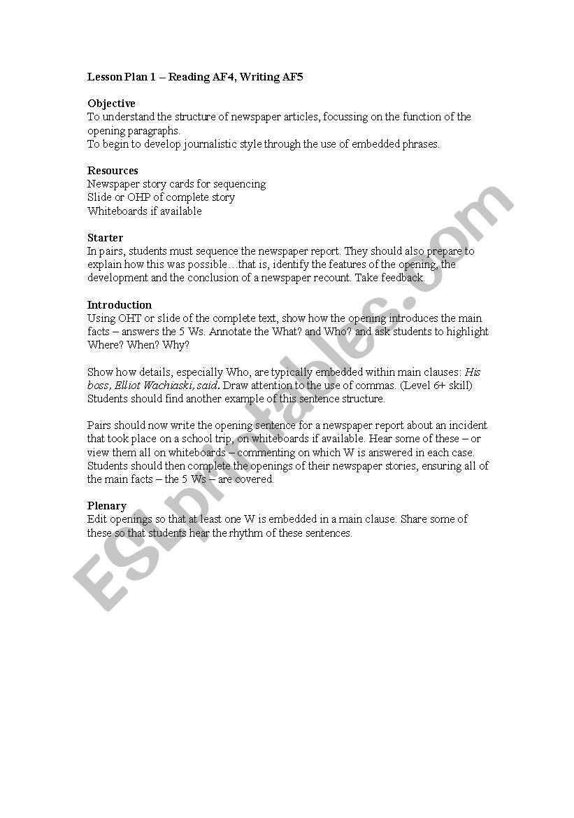 lesson plan worksheet