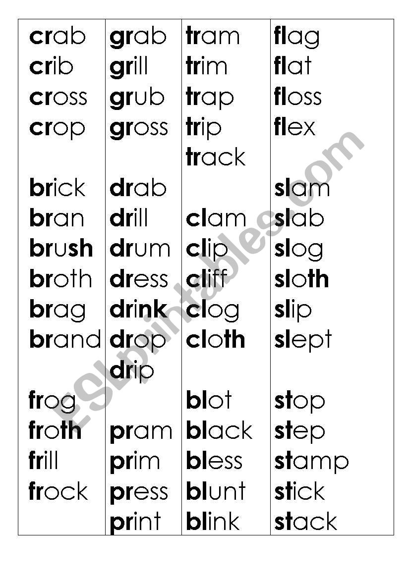 Phonics and phonograms worksheet