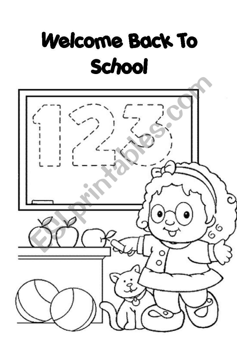 welcome back to school worksheet