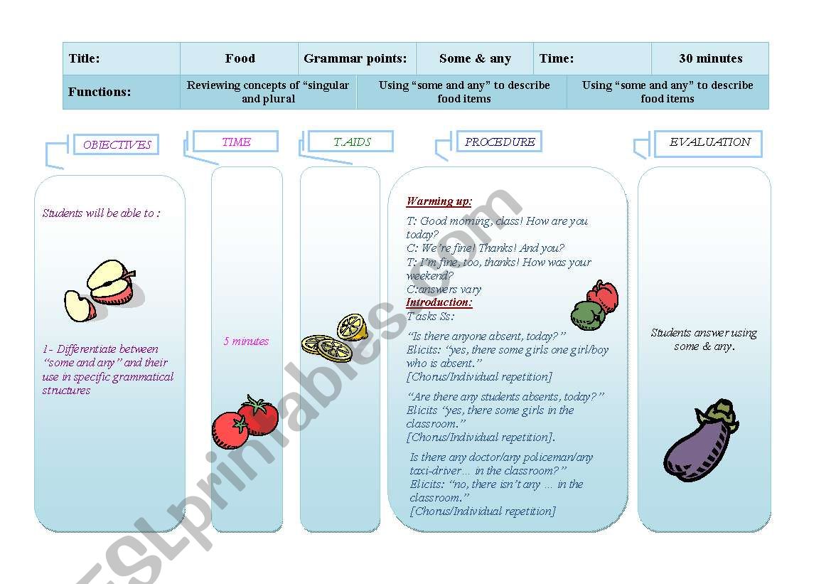 some & any worksheet