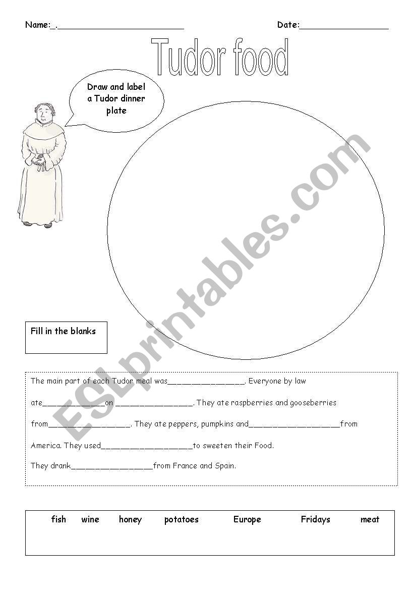 Tudor worksheet