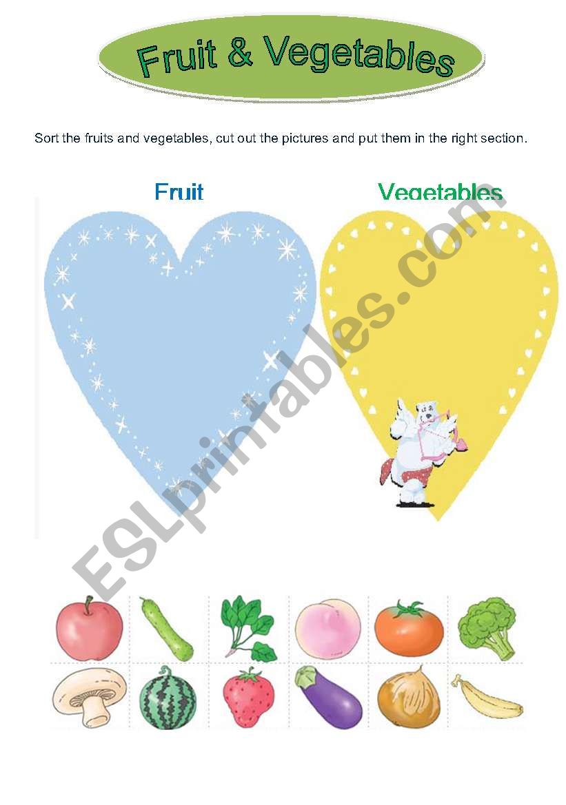 Fruit & Vegetables worksheet