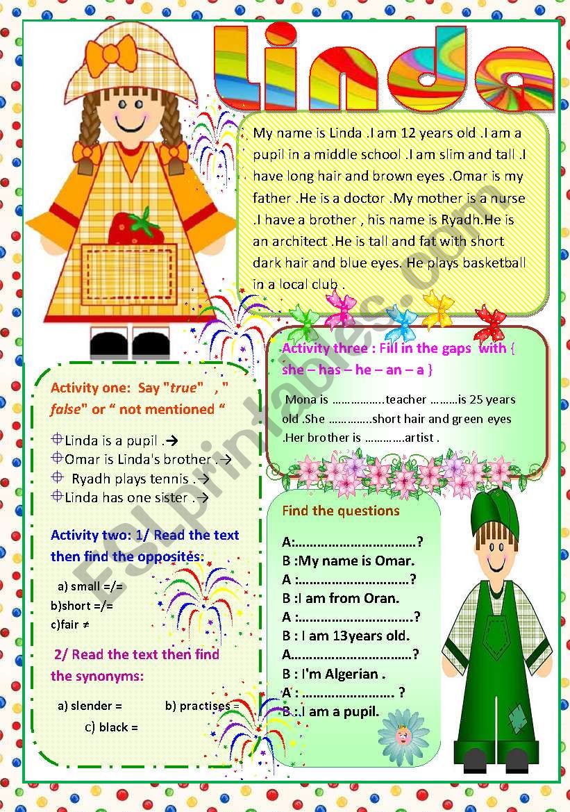 Linda worksheet