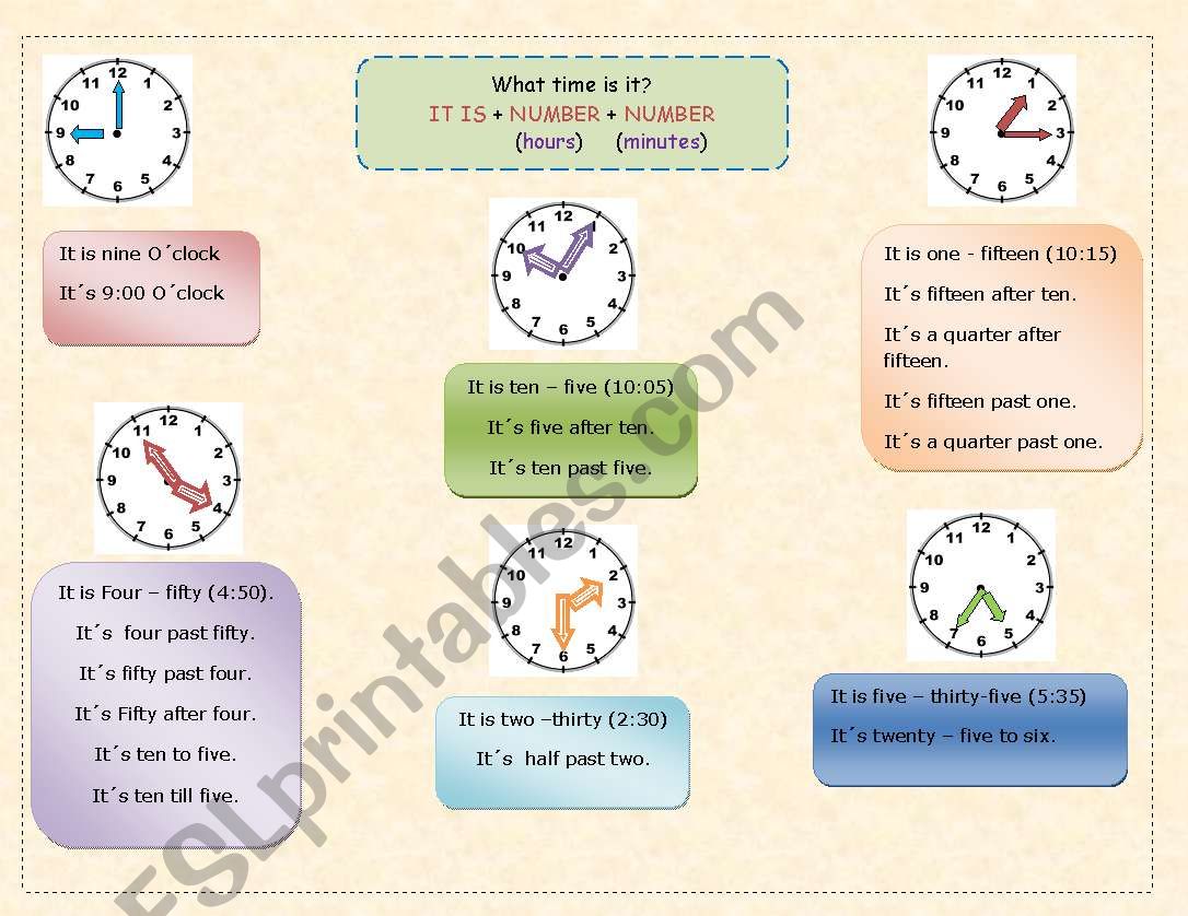 Time worksheet