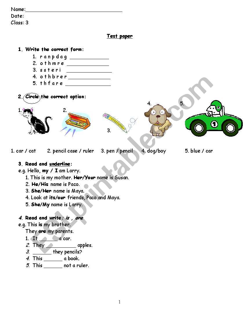 test setsail3 unit 1-2 worksheet