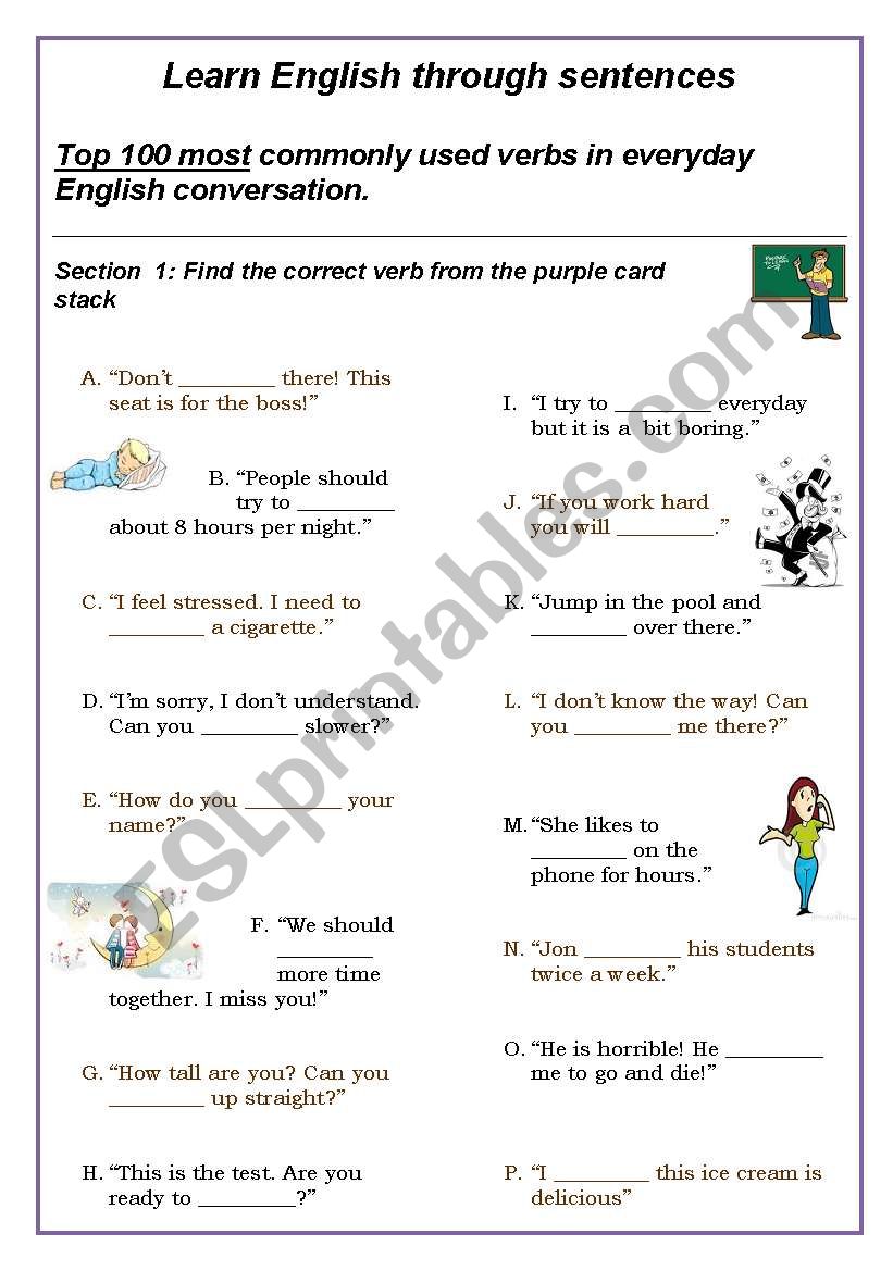 English conversation 100 hot sale