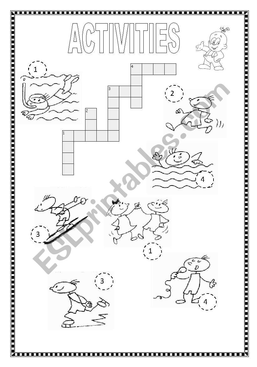 Activities worksheet