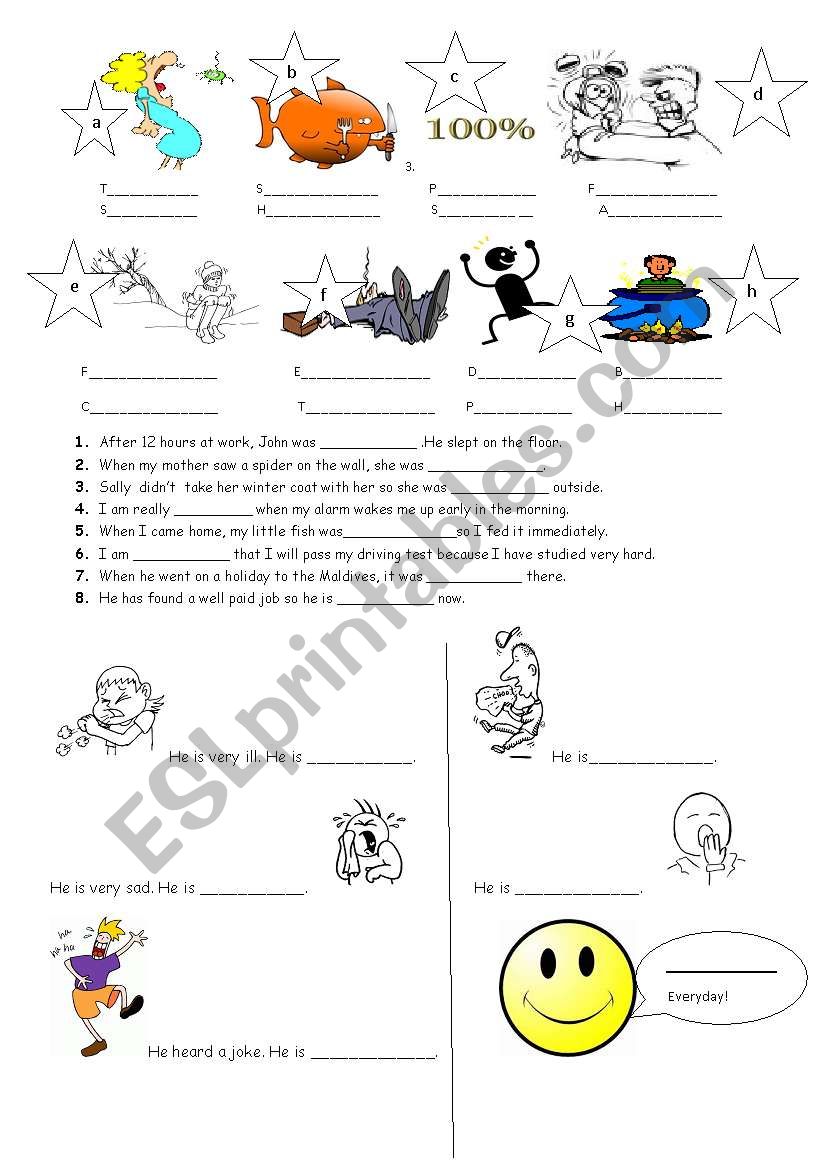 Feelings worksheet