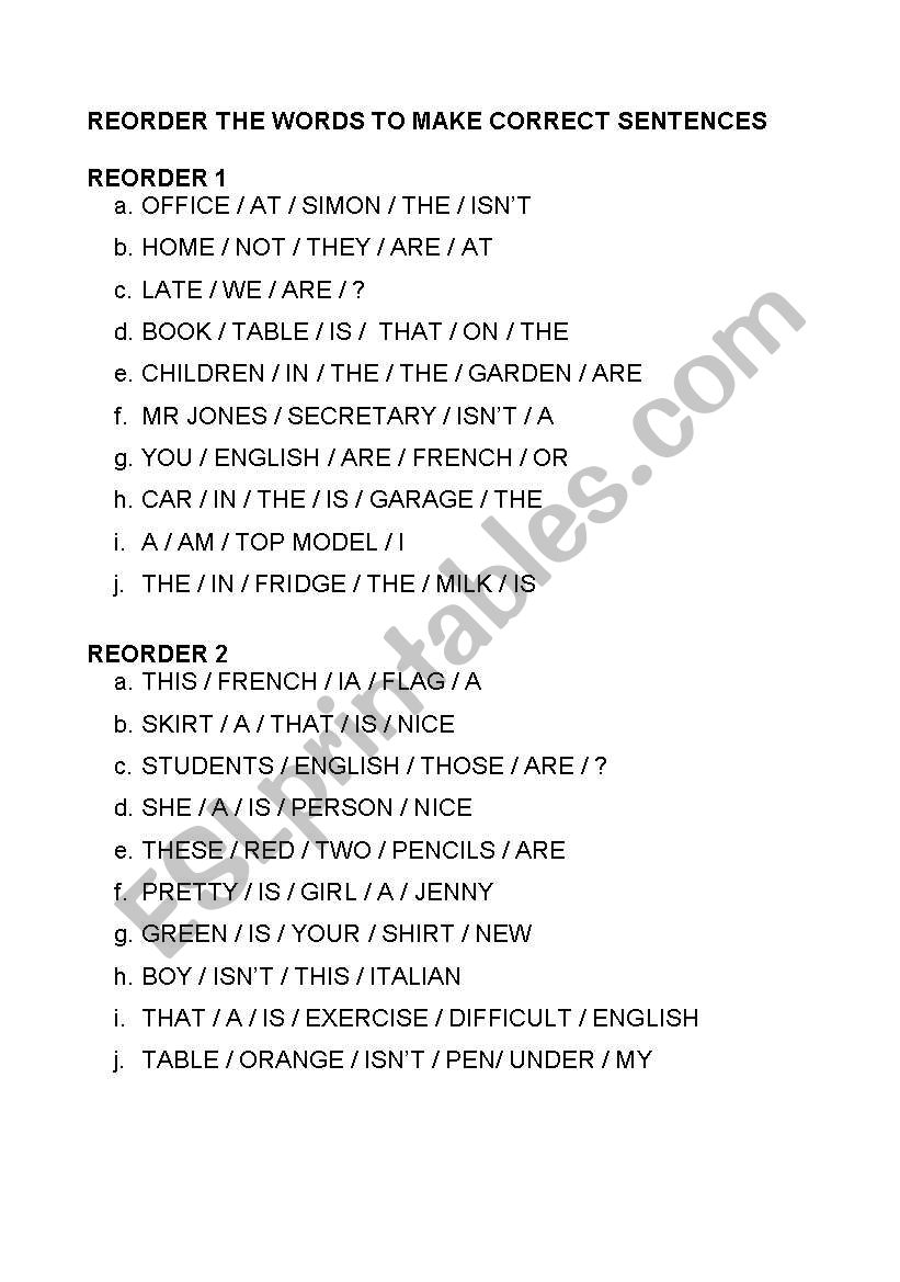 english-worksheets-reorder-sentences