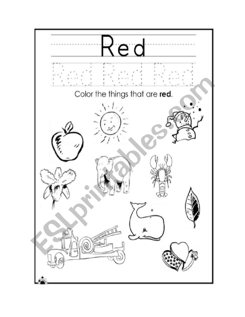 BASIC COLORS worksheet