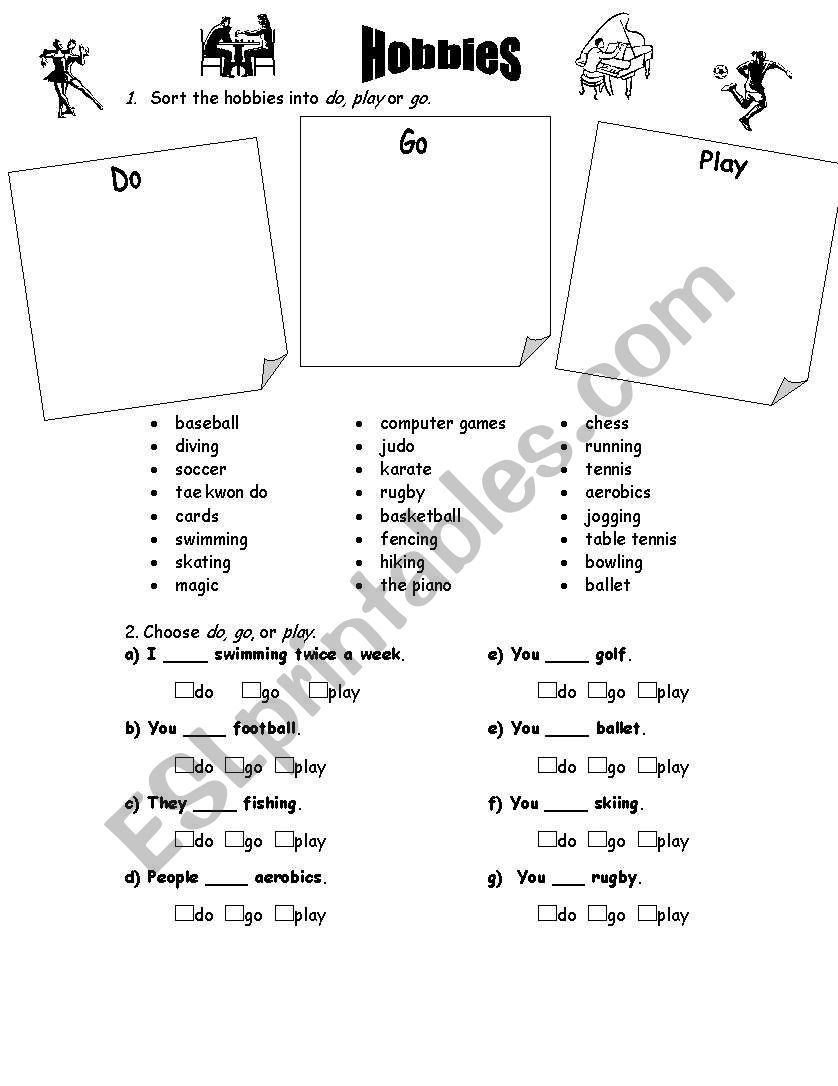 PLAY-GO-DO worksheet