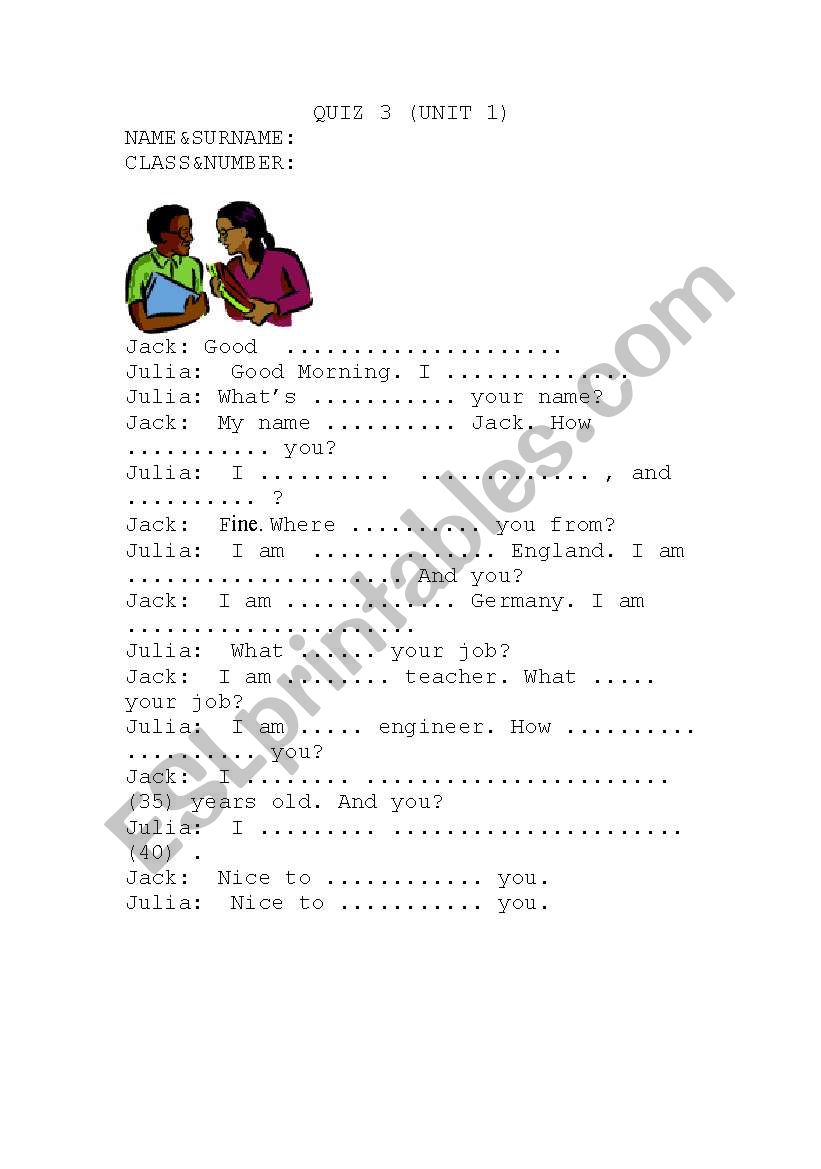 EASY TEST 3 worksheet