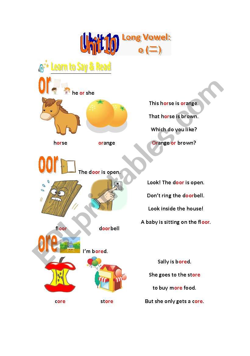 A Series of Phonics Printables Unit 10 (1)