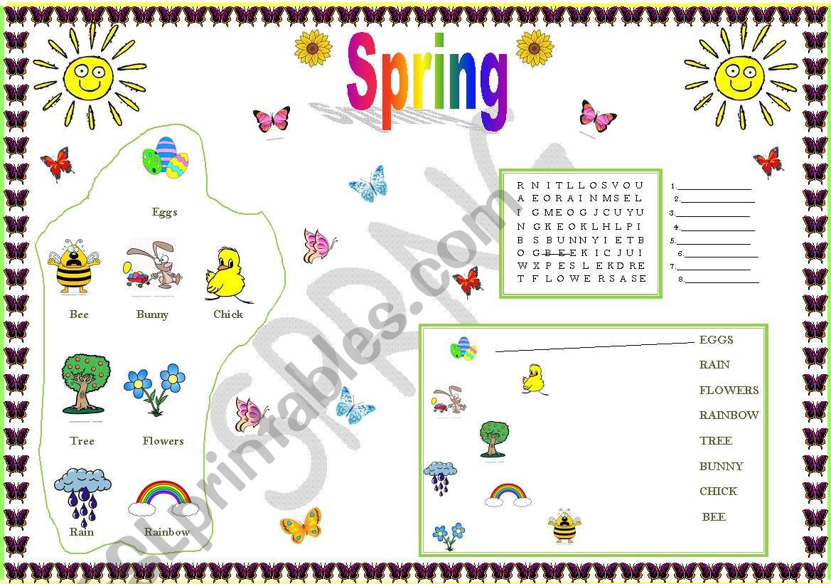 SPRING worksheet