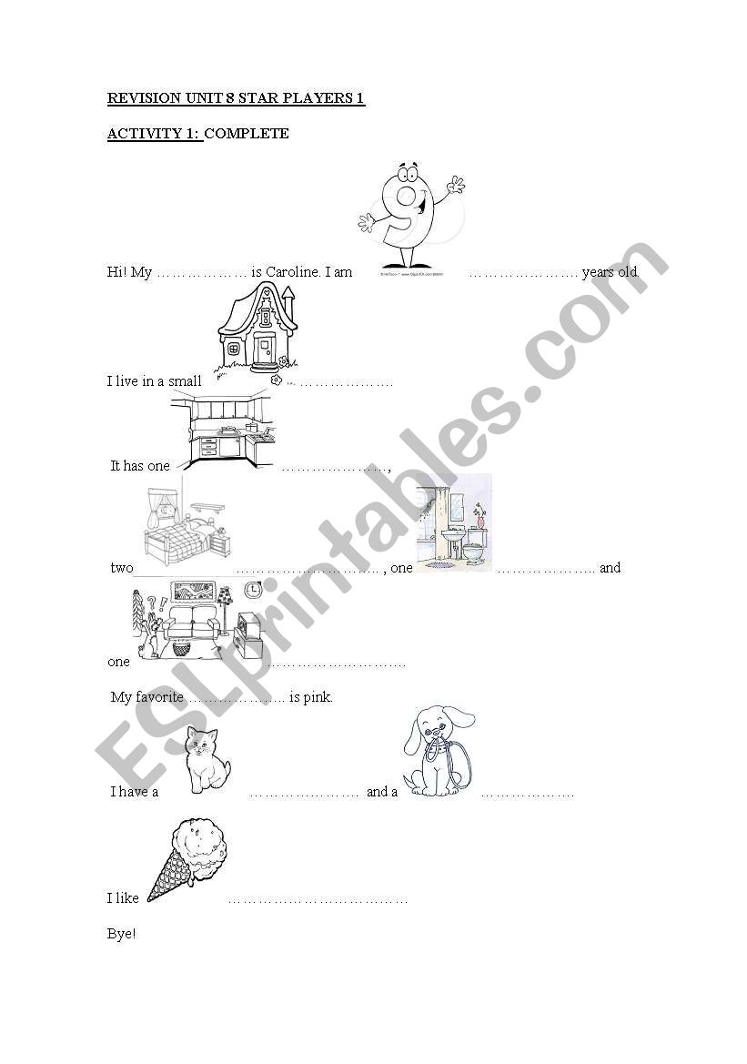 REVISION STAR PLAYERS 1 worksheet