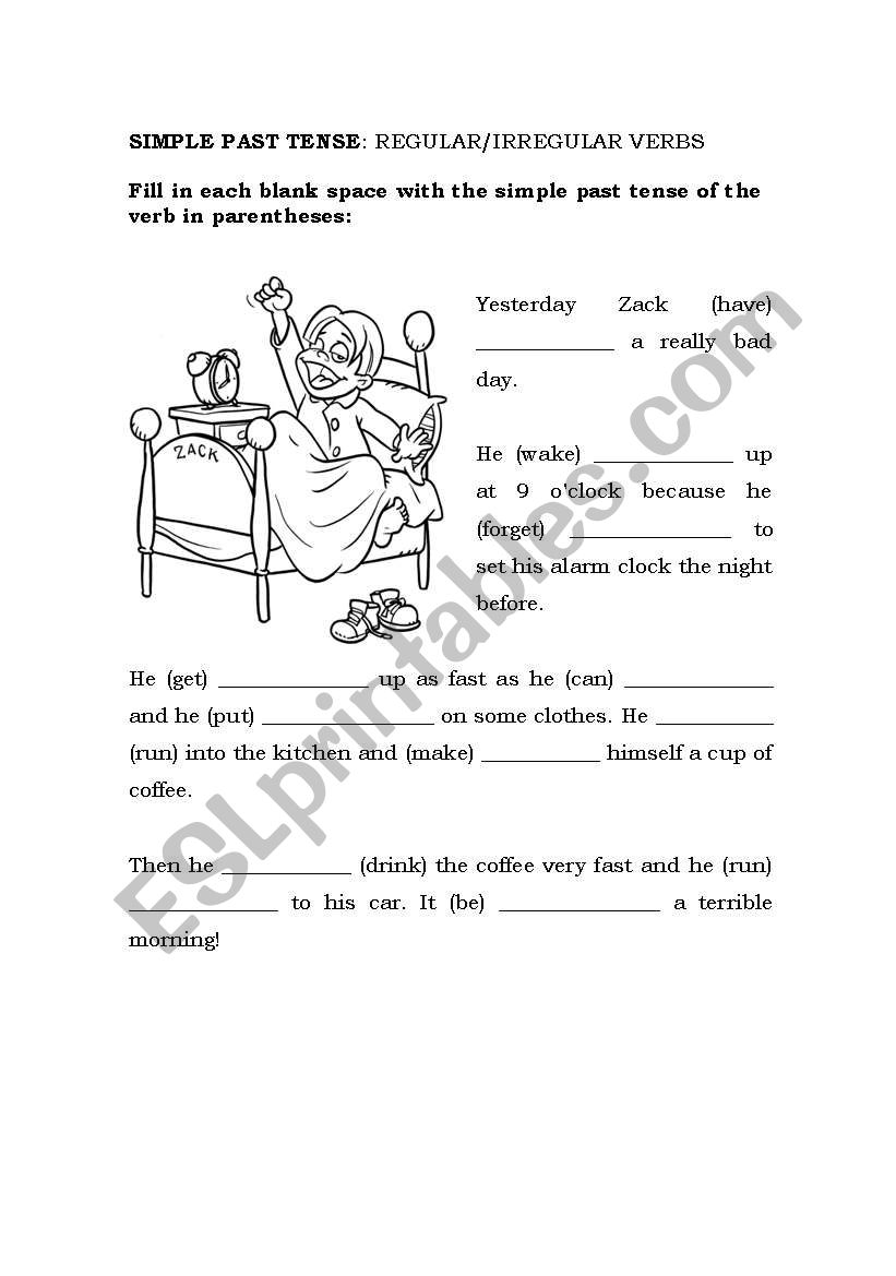 Zacks Day worksheet