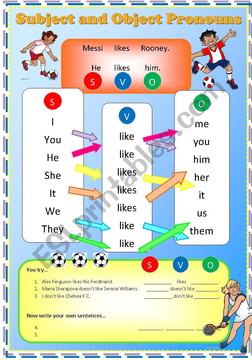 object-pronoun-worksheets