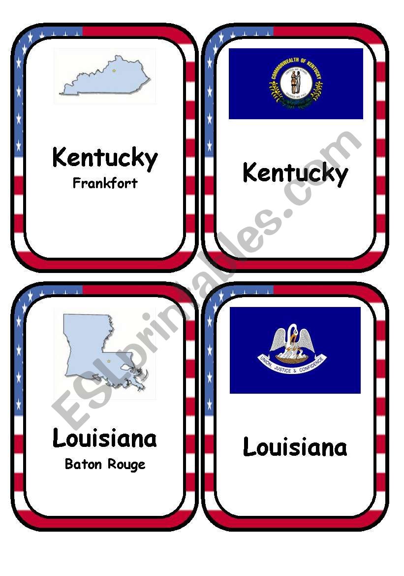 US States 3(7) worksheet