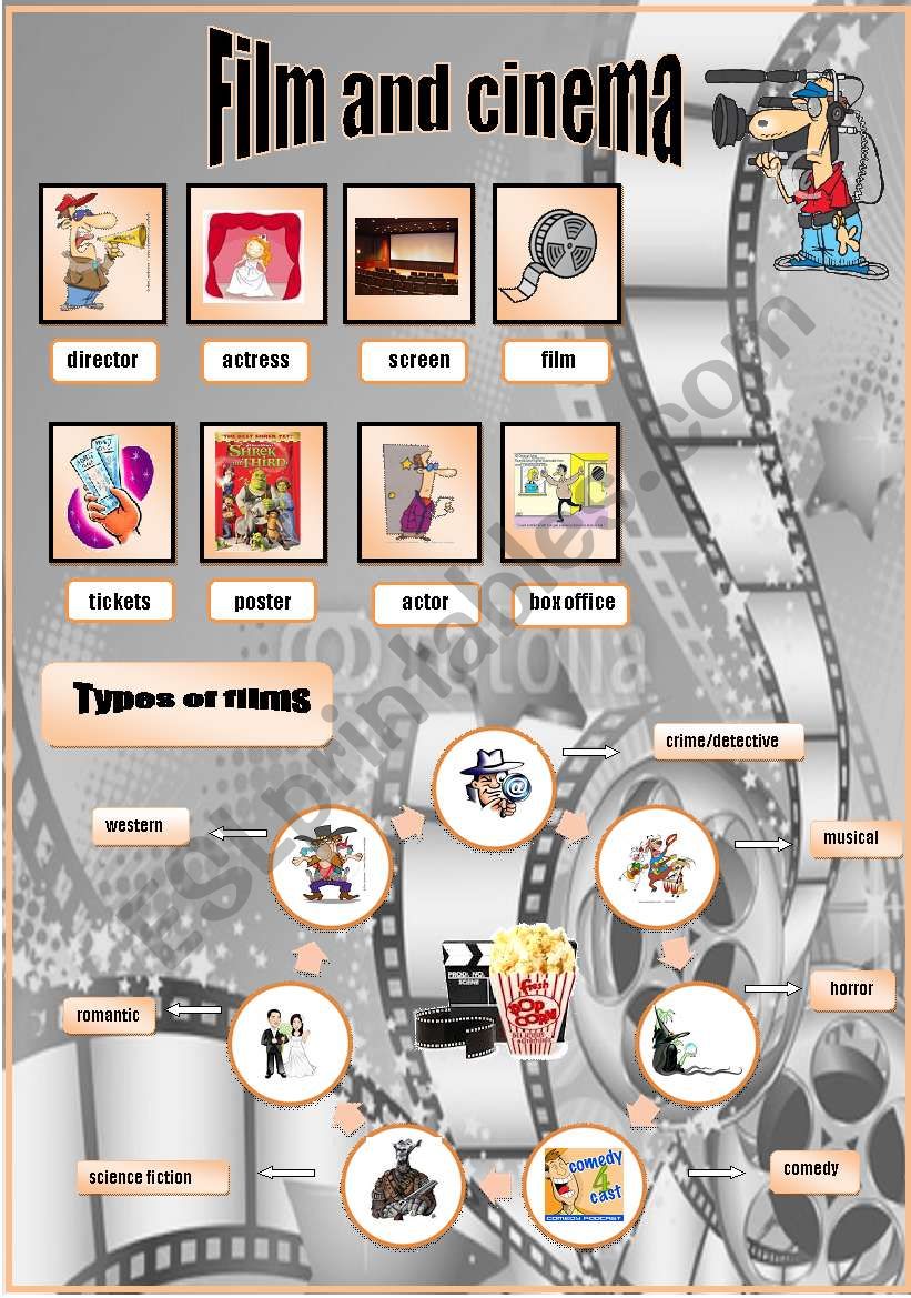 Film and cinema worksheet