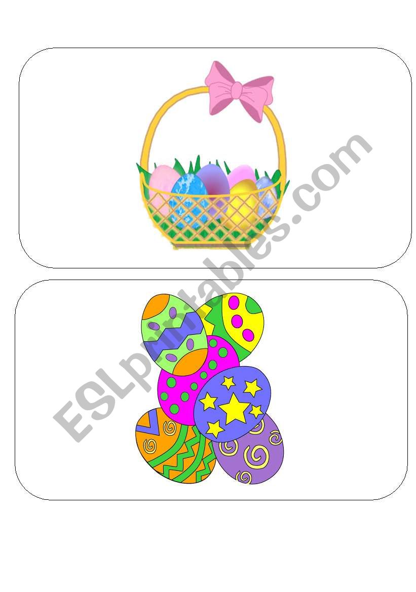 Easter FLASH CARDS- SET 3 of 4