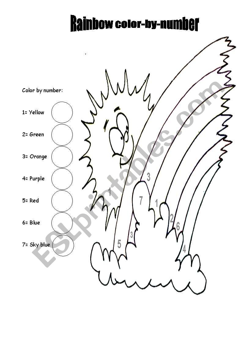 Colors worksheet