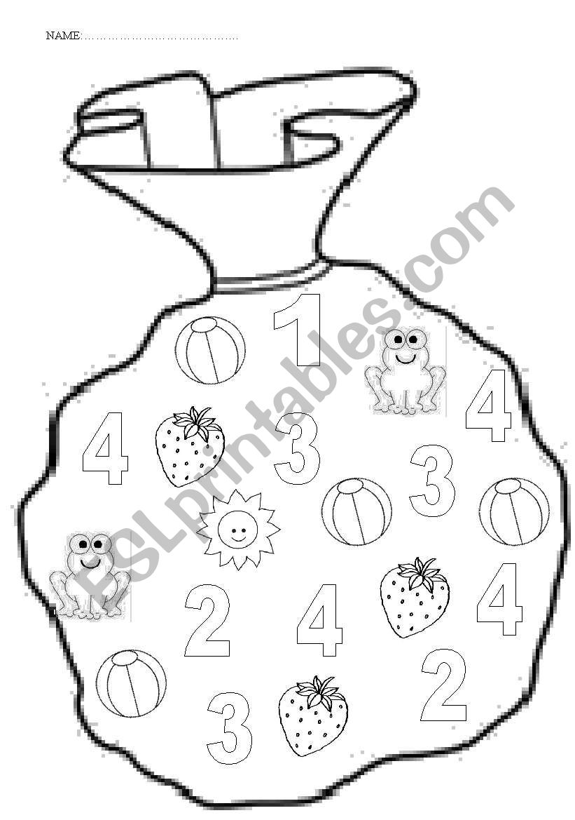 Numbers Worksheets For Very Young Learners