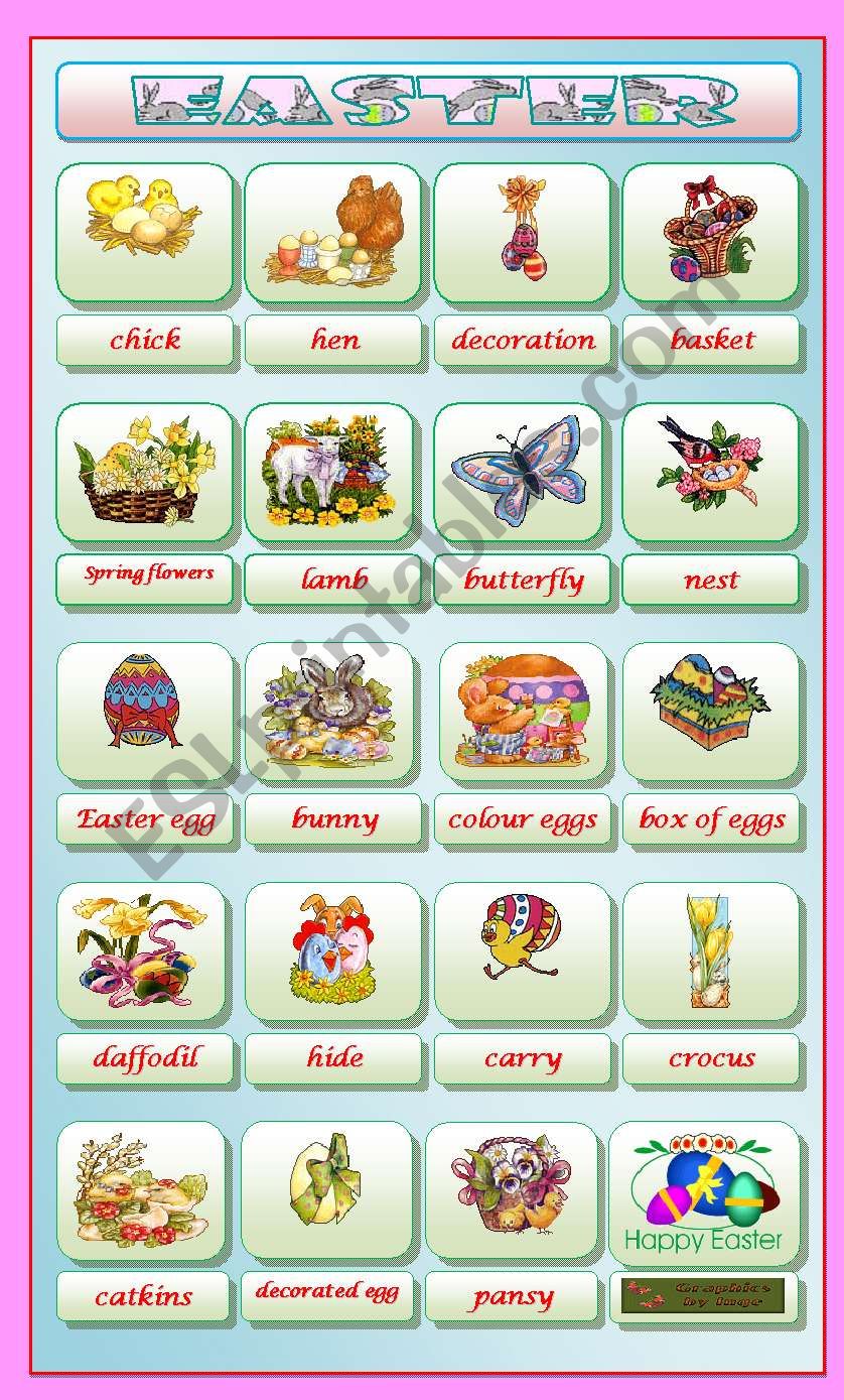 Easter worksheet