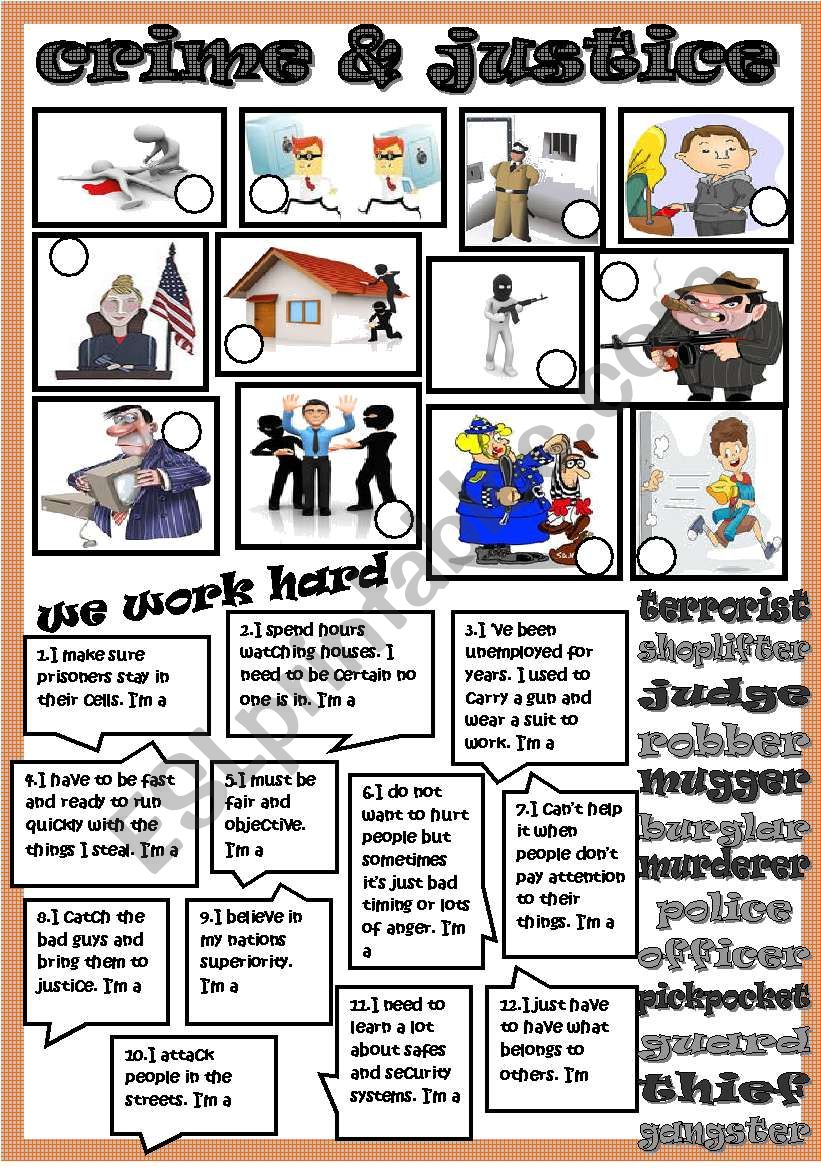 crime-and-justice-2-esl-worksheet-by-liliaamalia