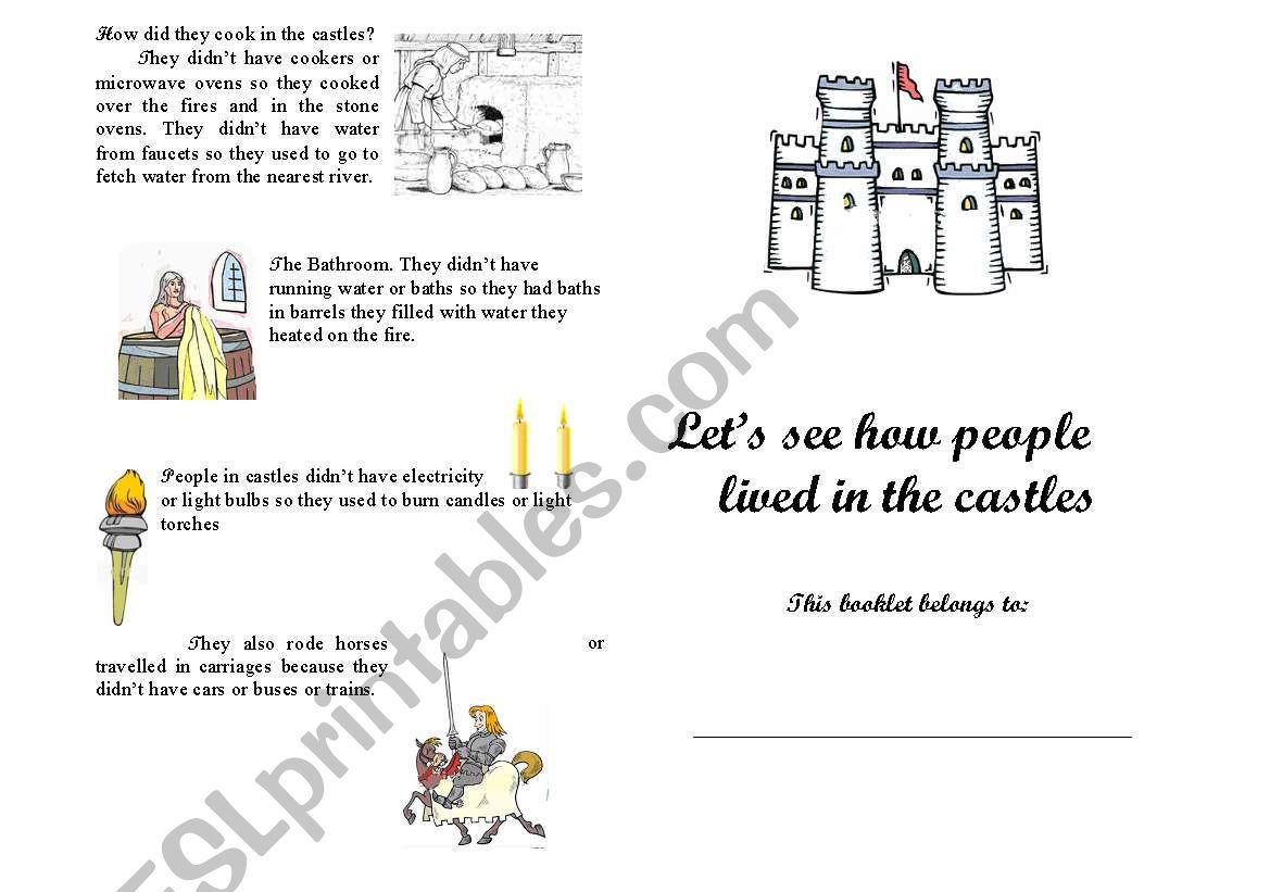 Life in the castles 1 worksheet