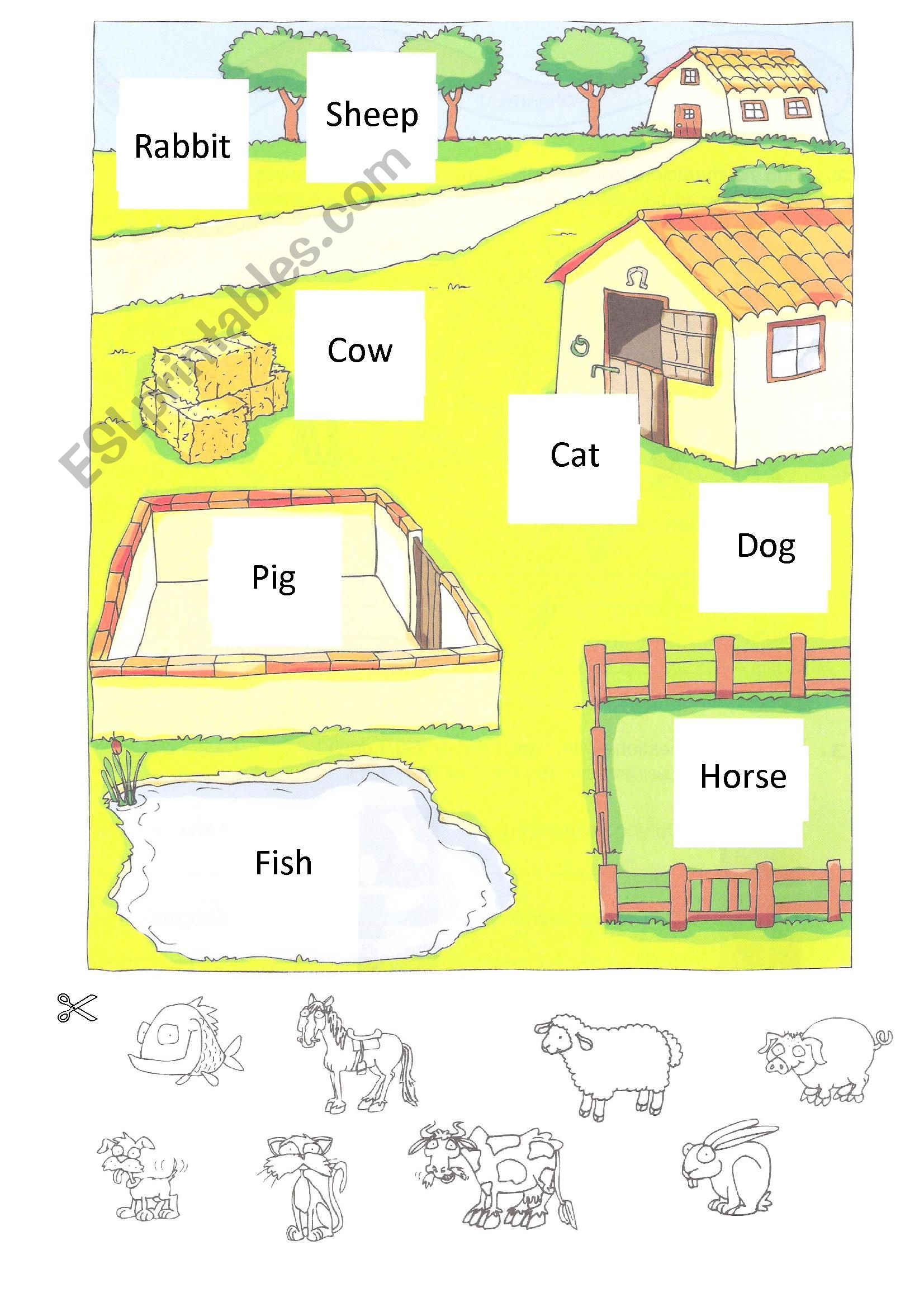 Farm Animals worksheet